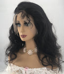 22 inch lace front wig made of virgin Indian hair