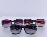 Polarized luxury brand retro driving shades.