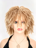 Short curly dreadlocks ombré 27/613 wig