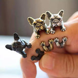 Adjustable French Bulldog Ring