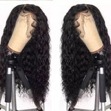 Women's 26 inch synthetic lace front kinky curly wig