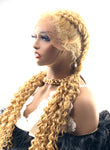 Lace Front Dutch Twin-Braid Wig in 27/613