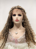 Twisties & curls ombré blonde lace front wig