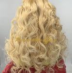 613 blonde 24 inch lace front Brazilian body wave wig