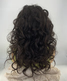 22 inch lace front wig made of virgin Indian hair