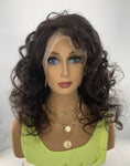 22 inch lace front wig made of virgin Indian hair