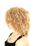 Short curly dreadlocks ombré 27/613 wig