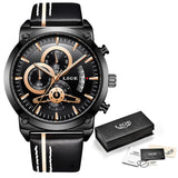 Men's chronograph waterproof sport watch