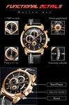 Men's chronograph waterproof sport watch