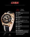 Men's chronograph waterproof sport watch