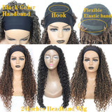 Ombre blonde or brown soft twist dreadlocks lace front wig